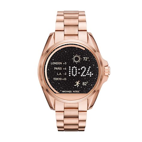 michael kors smartwatch rose gold sale|michael kors access touchscreen smartwatch.